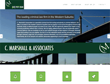 Tablet Screenshot of cmarshall.com.au